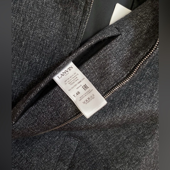 Lanvin Wool-Blend Bomber Jacket size 48/us size M - Picture 14 of 16